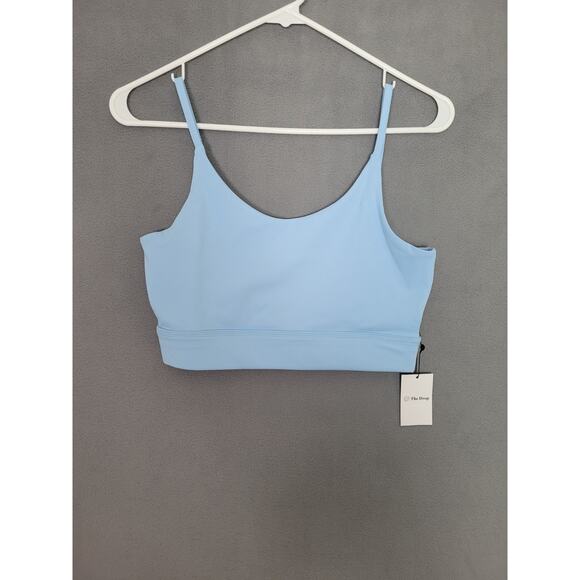 The Drop Women's Bryce Stretch Blissful Bralette Sky Blue Medium - Picture 1 of 5